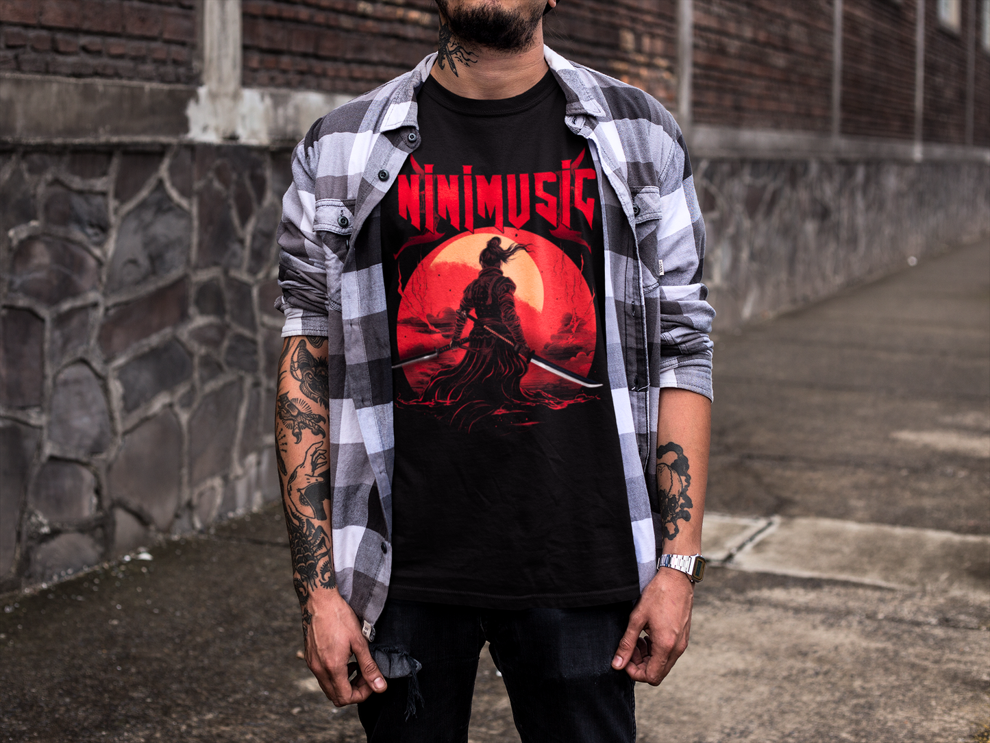 NiNI Music Red Moon T-Shirt (Unisex)